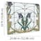 Designs Direct Floral Stained Glass Flower Wallpaper